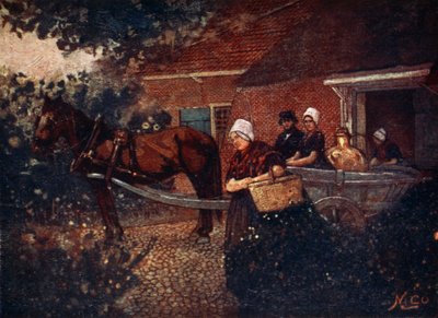 Ein Walcheren-Milchwagen, 1904 von Nico Jungman